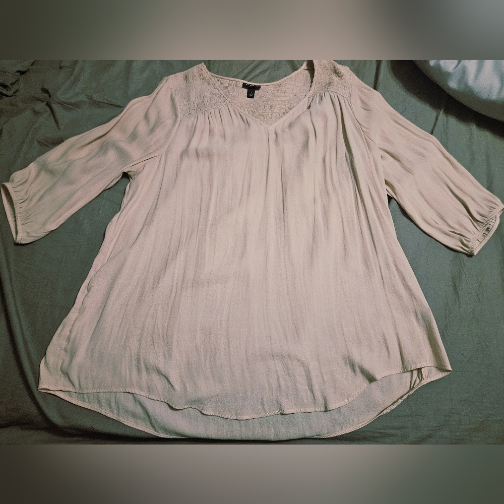 Torrid Cream Blouse for Women